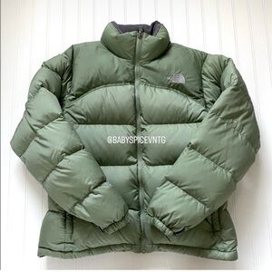 North Face 700 Sage Green Nupste Puffer